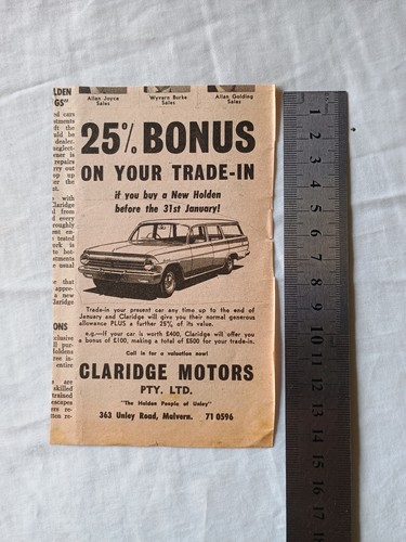 Holden claridge motors - holden,