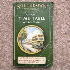 Bus Coach Timetable Southdown